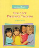 Skills for preschool teachers /