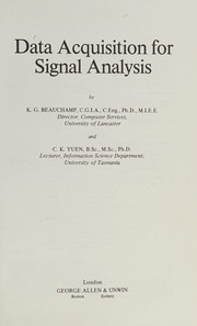 Data acquisition for signal analysis /