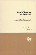 Paul's theology of preaching /