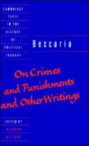 On crimes and punishments, and other writings /