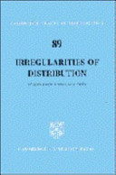 Irregularities of distribution /