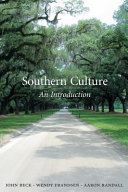 Southern culture : an introduction /