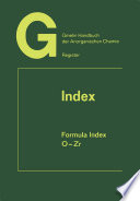 Index formula index : O-Zr elements 104 to 132 /