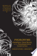 Phoronyms : classifiers, class nouns, and the pseudopartitive construction /
