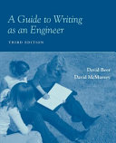 A guide to writing as an engineer /