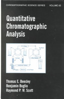 Quantitative chromatographic analysis /