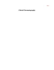 Chiral chromatography /