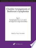 Chamber arrangements of Beethoven's symphonies. arranged for large ensembles /