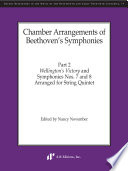 Chamber arrangements of Beethoven's symphonies.