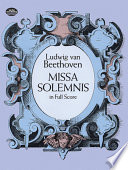 Missa solemnis : from the Breitkopf & Härtel complete works edition /