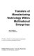 Transfers of manufacturing technology within multinational enterprises /