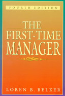 The first-time manager /