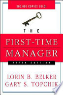 The first-time manager /