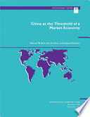 China at the threshold of a market economy /