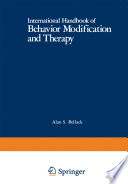 International Handbook of Behavior Modification and Therapy /