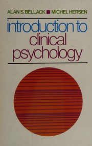Introduction to clinical psychology /