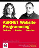 ASP.NET website programming : problem, design, solution /