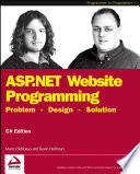 ASP.NET website programming : problem, design, solution /