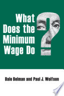 What does the minimum wage do? /