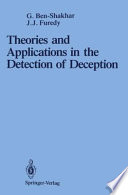 Theories and Applications in the Detection of Deception : a Psychophysiological and International Perspective /