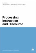 Processing instruction and discourse /