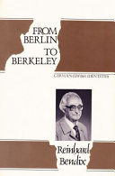 From Berlin to Berkeley : German-Jewish identities /