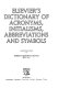 Elsevier's dictionary of acronyms, initialisms, abbreviations, and symbols /