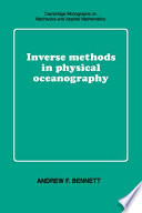 Inverse methods in physical oceanography /