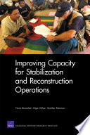 Improving capacity for stabilization and reconstruction operations /