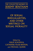 Of sexual irregularities, and other writings on sexual morality /