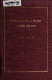 Ethnicity and nationality : a bibliographic guide /