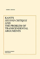 Kant's second Critique and the problem of transcendental arguments /