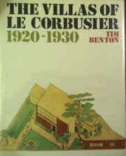 The villas of Le Corbusier, 1920-1930 /