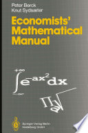 Economists' Mathematical Manual /