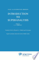 Introduction to Superanalysis /