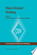 Object-Oriented Modeling /