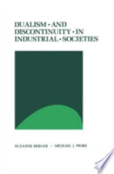 Dualism and discontinuity in industrial societies /