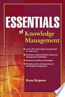 Essentials of knowledge management /