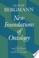 New foundations of ontology /