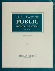 The craft of public administration /