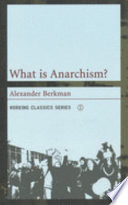 What is anarchism? /