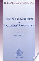 Semi-public narration in Apollonius' Argonautica /