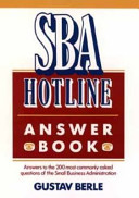 SBA : hotline answer book /