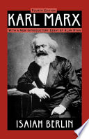 Karl Marx : his life and environment /