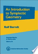 An introduction to sympletic geometry /