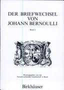 Der Briefwechsel von Johann I Bernoulli /