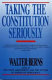 Taking the constitution seriously /