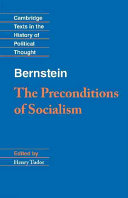 The preconditions of socialism /