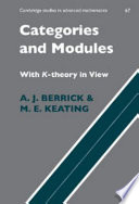 Categories and modules with K-theory in view /