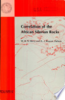 Correlation of the African Silurian rocks /
